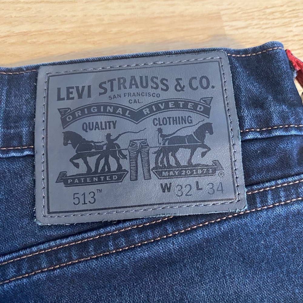 LEVI Strauss & Co. Redloop 513 Men’s Jeans Size 32 X 34 - Picture 9 of 13